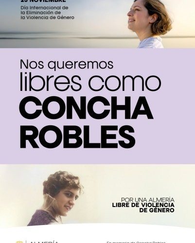 ‘Libres como Concha Robles’, lema del Ayuntamiento para el 25N, Día Internacional de la Eliminación de la Violencia contra la Mujer