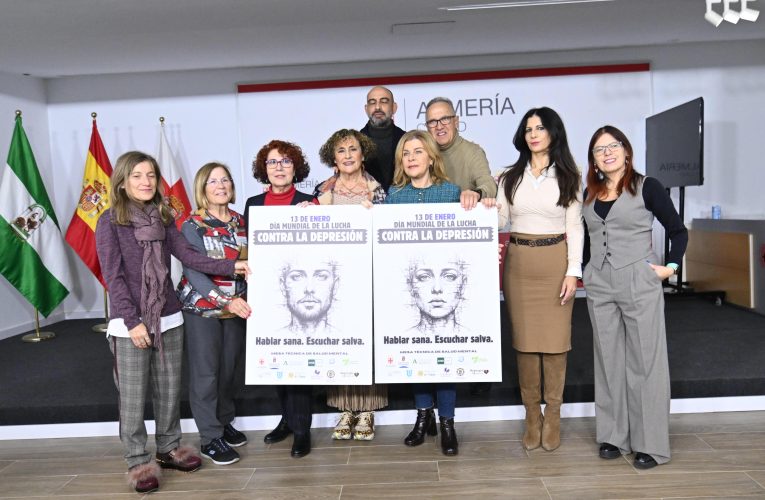 Almería une su voz contra la depresión con un gran acto participativo en la Rambla el próximo martes, 13 de enero