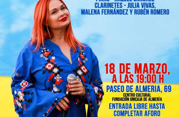 La soprano ucraniana Nadiia Yurko ofrecerá un concierto de entrada libre el próximo miércoles en el Centro Cultural Fundación Unicaja