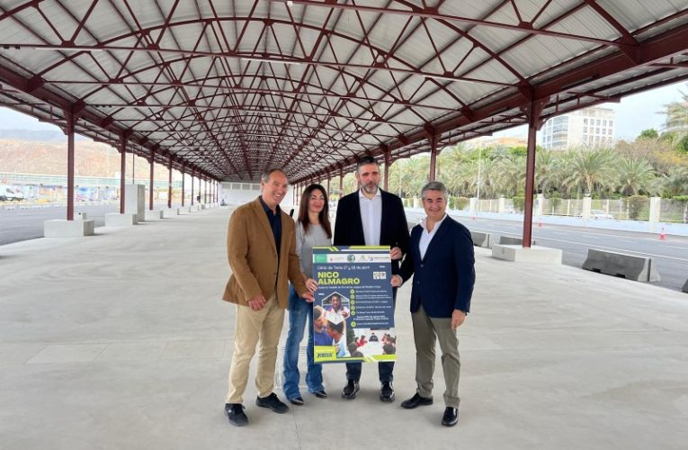 Ayuntamiento, Puerto y Junta colaboran con el Club de Tenis Almería en el clinic Nico Almagro los días 17 y 18 de abril