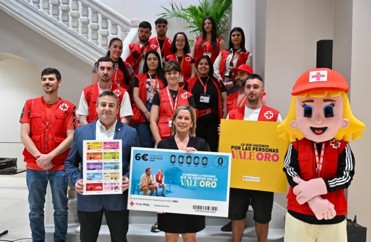 Ayuntamiento y Cruz Roja animan a participar en el Sorteo de Oro 2026, “una iniciativa para ayudar a quienes más lo necesitan”