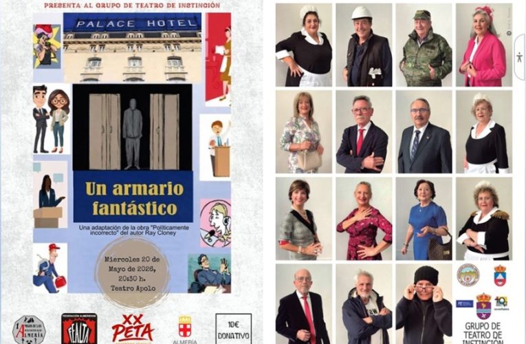 ‘Un armario fantástico’ es la propuesta de mayo para el Programa Estable de Teatro Aficionado en el Apolo