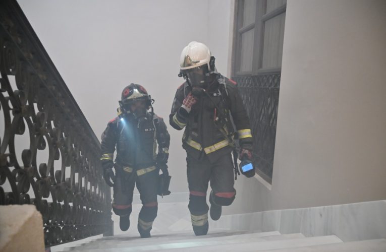 El Ayuntamiento mejora su Plan de Autoprotección con un simulacro de incendio en la Casa Consistorial