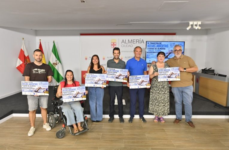 La VI Travesía Inclusiva de Aguas Abiertas ‘Carlos Tejada’ se celebrará el 22 de agosto, con el reto de formar parte de la Copa de España en 2027