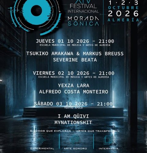 El XIV Festival Internacional Morada Sónica abre sus puertas en Almería a tres días de experimentación sonora y audiovisual
