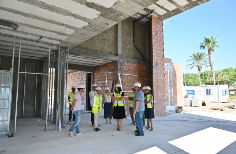 Las obras de la nueva Casa Club en el campo municipal ‘Alborán Golf’, en El Toyo, alcanzan ya el 60% de ejecución
